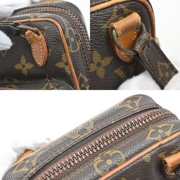 LOUIS VUITTON Mini Amazon Shoulder Bag Monogram Leather Brown M45238 86FC140 - Picture 9 of 15